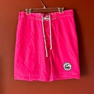 Hollister Swimming Trunks, Men’s large, Hot pink